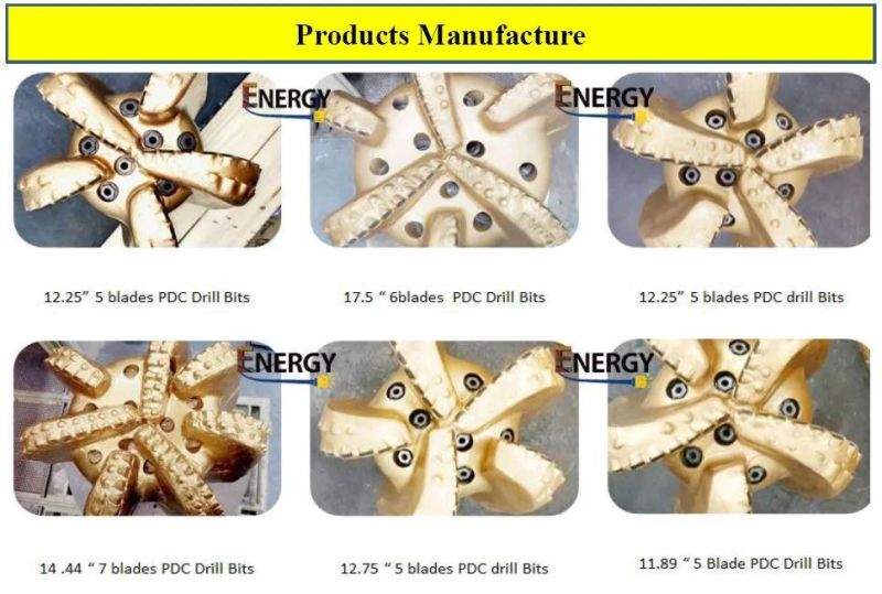 Rock Drilling Tools 10 5/8 Inch Fixed Cutter PDC Drill Bit of Drilling Tool