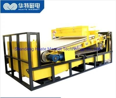 Non Ferrous Metal Separation Overbanb Remover Permanent Magnetic Eparator for Slica Sand