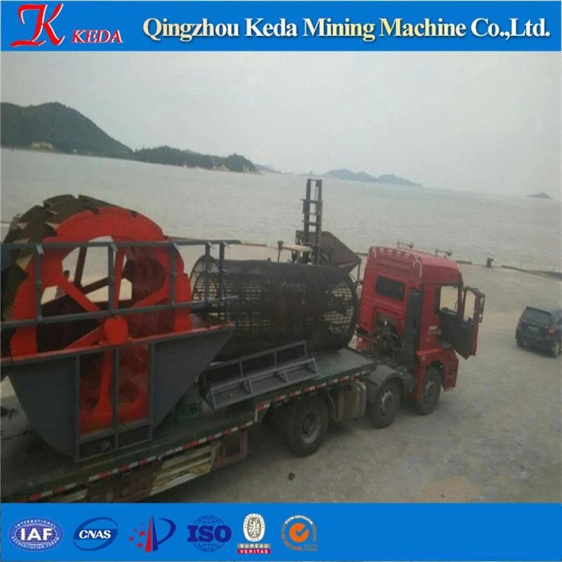 Wheel Type Portabl Sand Washing Washer for Sale