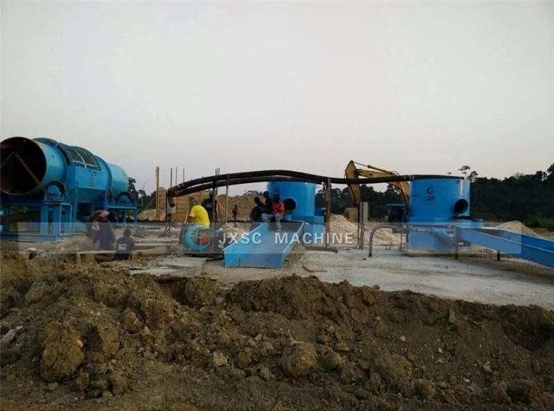 Australia 150 Tph Diamond DMS Treatment Plant Jaw Crusher Sluice Box Ore Mining Wash Machine