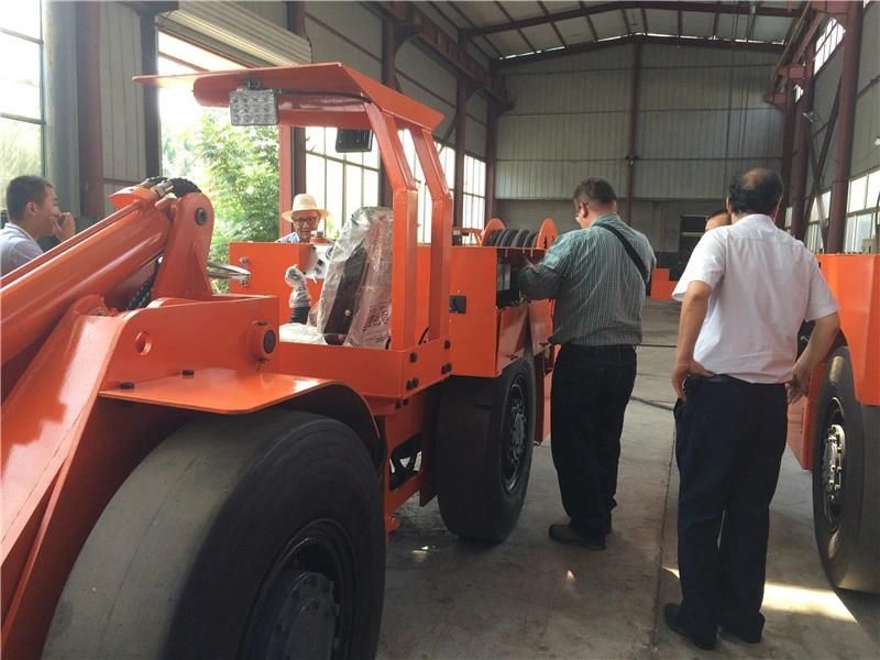 New 0.8yd3/0.6m3/1.2T underground scooptram for mining