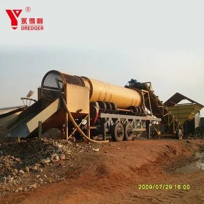 100m3/Hour Dry Land Gold Washing Plant for Sales in Madagascar