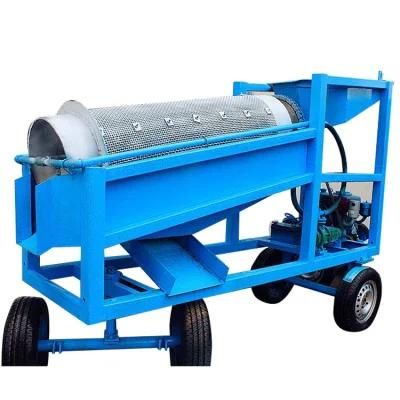 Dz Industry Soil Sand Gold Mining Rotary Trommel Drum Sifter Sieve Screen Machine Price