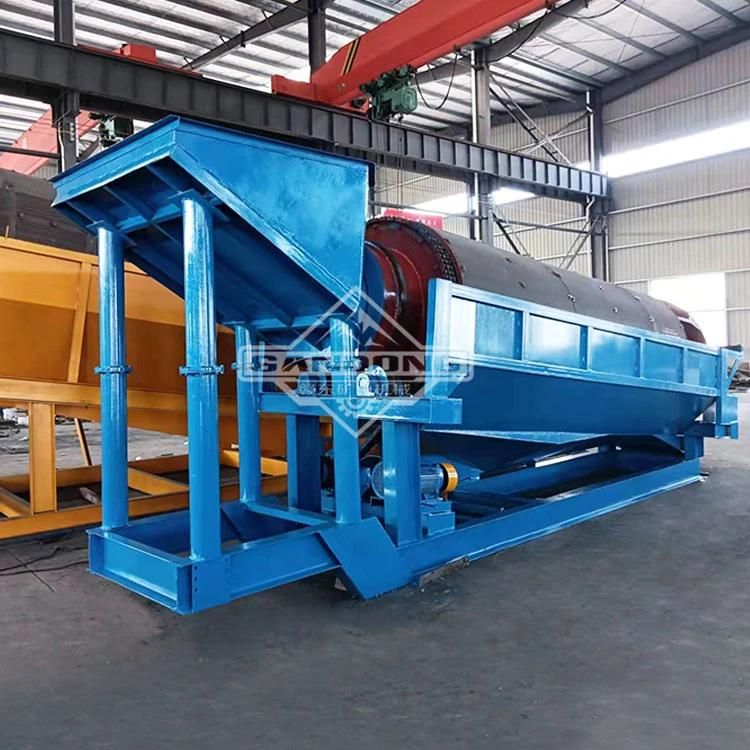 Zambia 200tph Alluvial Gold Washing Plant Mobile Trommel Drum Screen