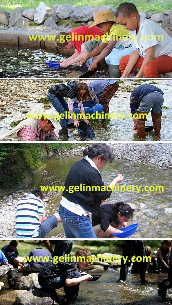 Gold Wash Panning Equipment Hand Shaking River Sand Washing Pan