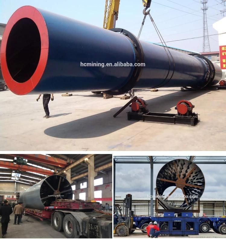 CE Certification Biomass Wood Chips Rotary Screw Drum Dryer