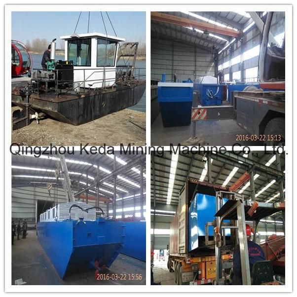 Keda Hydraulic River Cutter Suction Dredge Vessel, Gold Dredging Machine Sand Dredge for Sale