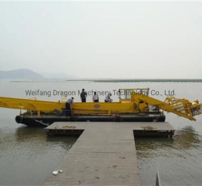 Big Aquatic Weed Water Hyacinth Harvester with Breaker