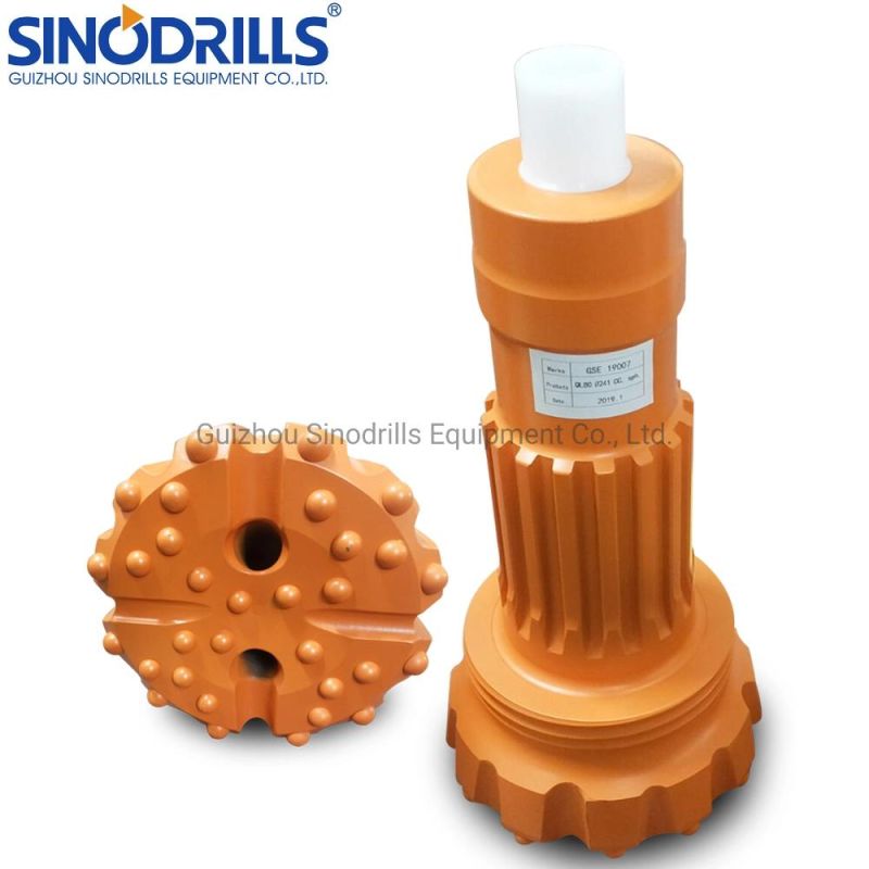 Down The Hole Rock Drilling Tools DTH Bit Ql80 229mm