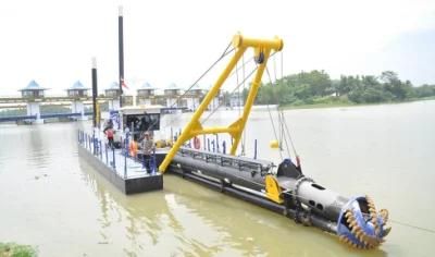 Hydraulic Cutter Suction Dredger 26 Inch Water Flow 6000m3 Dredging Vessel