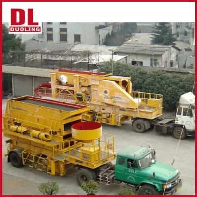 Factory Price 1000t Wheel Mobile Jaw Crusher for Stone Crusher Plant