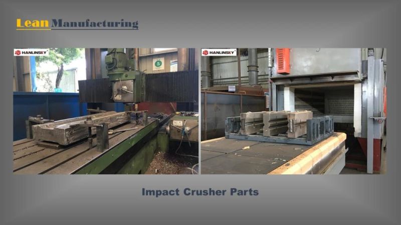 High Qualtiy Blow Bars for Impact Crushers by High Manganese, High Chromium, Martensitic and MMC Casting Materials