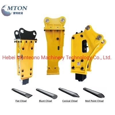Mton Construction Building Excavator Hydraulic Breaker Soosan Korea Technology Rock Hammer ...