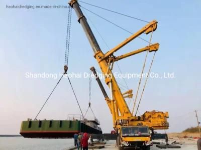 China Famous Brand HID Dredger Transportation Barge Delivered to South America