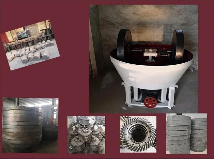 Africa Model 1200b China Gold Mine Wet Pan Mill Price