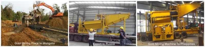 Mobile Diamond Wash Plant Mining Equipment for Gold Exploration