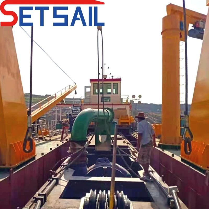 Hydraulic Control Cutter Suction Dredging River Mud Machine for Sale