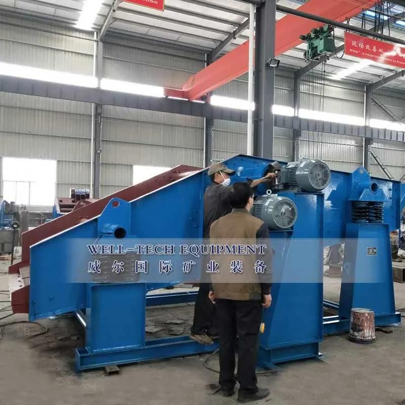 Linear Vibrating Screen with Double Motor Drive
