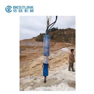 Excavator Driven Big Hydraulic Rock Splitter for 76mm/89mm/110mm/120mm Hole Diameter