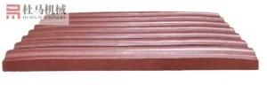 High Manganese Steel Jaw Fixed Plates Mn13 for Jaw Crusher