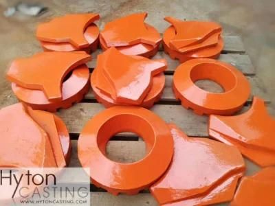 Upper Lower Wear Plate Suit Barmac B6150 B7150se VSI Impact Crusher Spare Parts