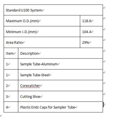 U100 Soil Core Catcher