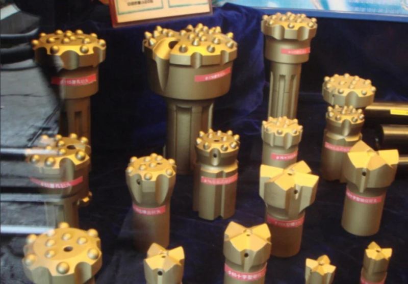 Impact Drilling Rig Hydraulic Power Head Button Bit Mining Tool