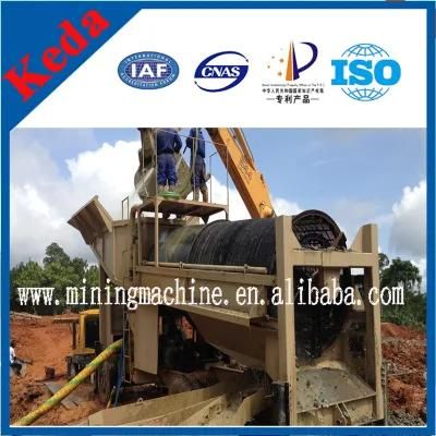 Popular 100t Gold Alluvial Separating Mining Trommel