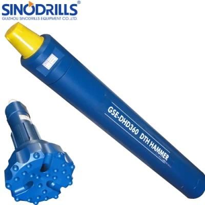 Gse High Pressure DHD360 DHD 360 DTH Hammer for Mining Water Well Rock Drilling