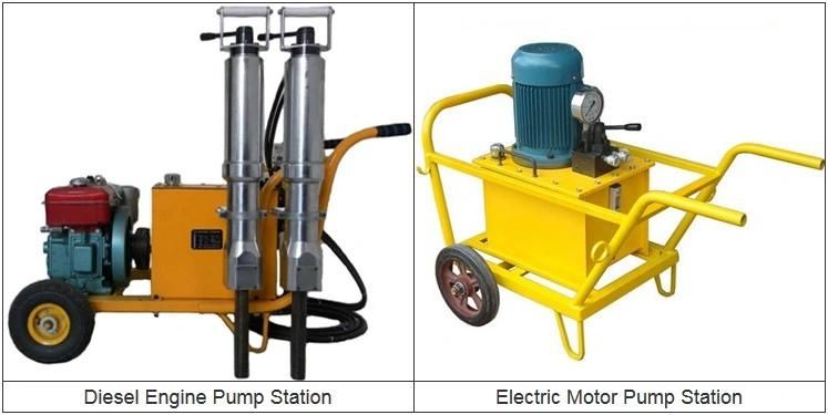 Rock Splitter Quarry Stone Cutting Machine Concrete Stone Splitter