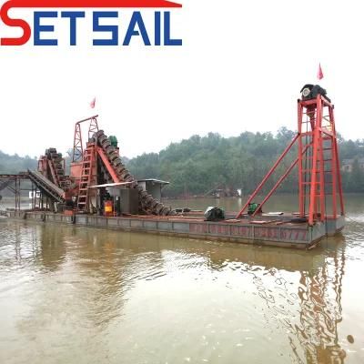 Hydraulic River Gold Diamond Mining Dredger Used in River