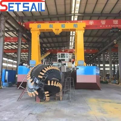 hydraulic Diesel Engine Water Flow 4500m3 22inch Cutter Suction Dredger