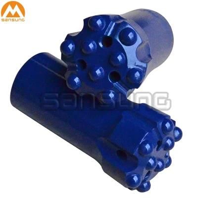R32 Drifting and Tunneling Underground Rock Drilling Thread Button Bit with Carbide Insert