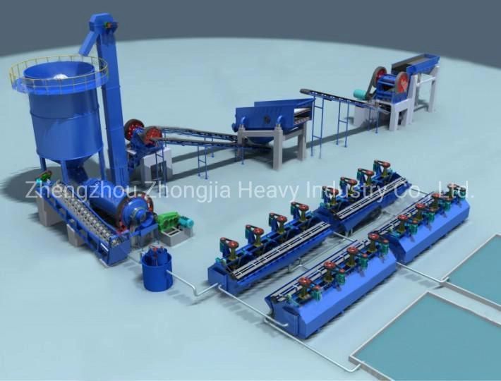 Gold Leaching Separator Cooper Ore Processing Machinery Flotation Machine