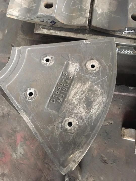 High Chromium Steel Ball Mill Plate Liner for Ball Mill Spare Parts