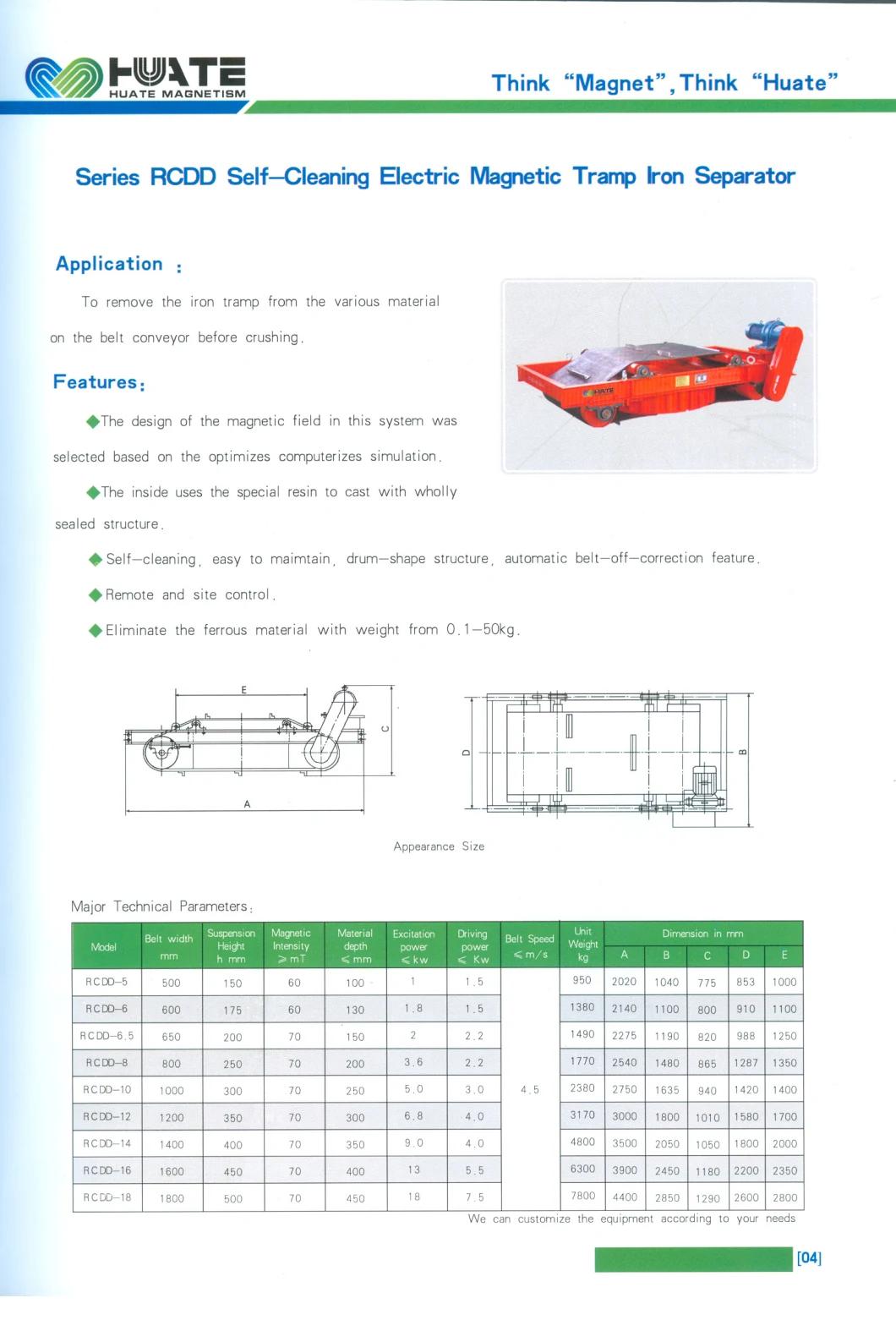 Iron Sand Dry Iron Removal Magnetic Separator