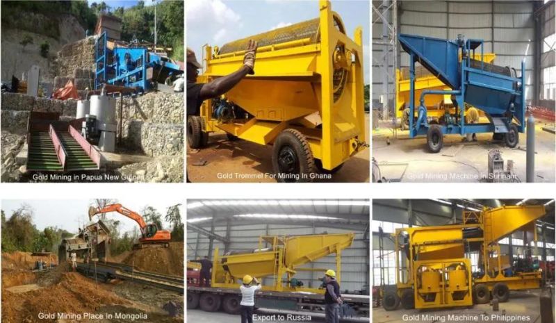 Alluvial Gold Washing Machine Small and Big Scale Mining Gold Wash Plant