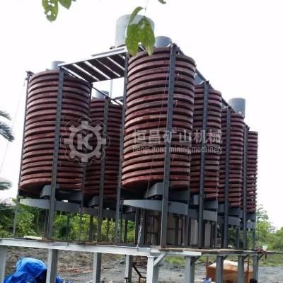 Copper Mineral Processing Machine Gold Mining Equipment Chrome Wash Plant Spiral Chute