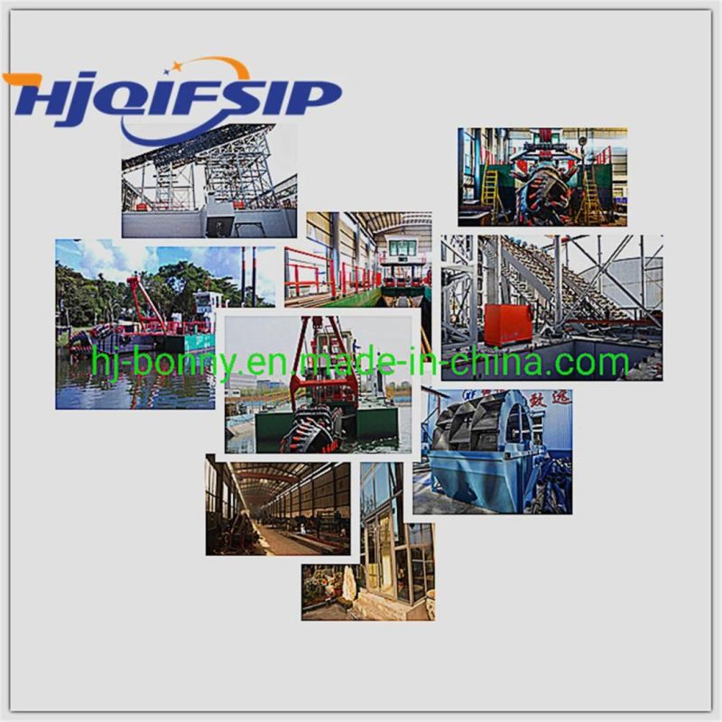 Low Price and High Efficient Bucket Chain Type Gold Mining Dredger for River Gold/Diamound