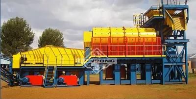 300tph Big Capacity Sticky Clay Gold Manganese Ore Rotary Drum Scrubber Washing Plant