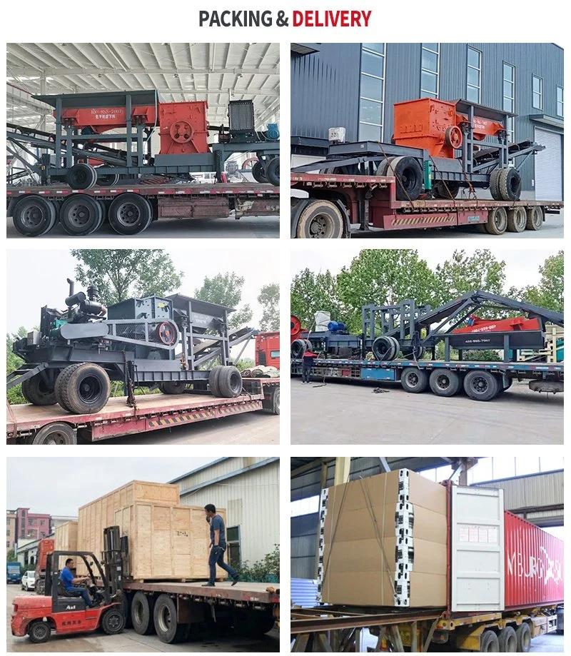Stone Small Hammer Jaw Crushing Impact Plant Cone Mill Mine Ore Granite Remote Line Mobile Sand Making Crusher Machine for Sale