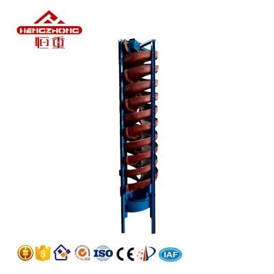 200 Tpd Lumpy Chrome Washing Plant Spiral Gravity Separator Tin Spiral Chute Spiral ...