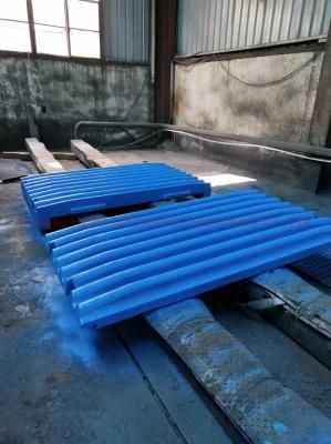 Mn18cr2 Wear Parts Terex Pegson Jaw Crusher 400s 1100X700 1170 Swing/Fixed Jaw Plate Liner