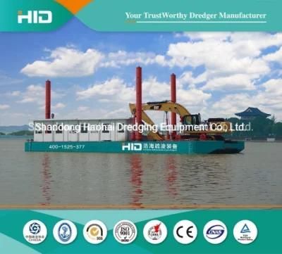 Loading Capacity Custiomeized Logistics Deck Barge Uesd in The Lake Transporting Heavy ...