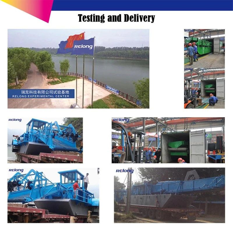 Amphibious Excavator with Long Arm and Longer Dredging Reach, Submersible Pump, Multiple Separate Machines, for Dredging, Pilling, Raking, Large Work Area,
