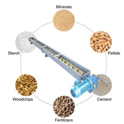 U Though Sand Powder Screw Conveyor Machine