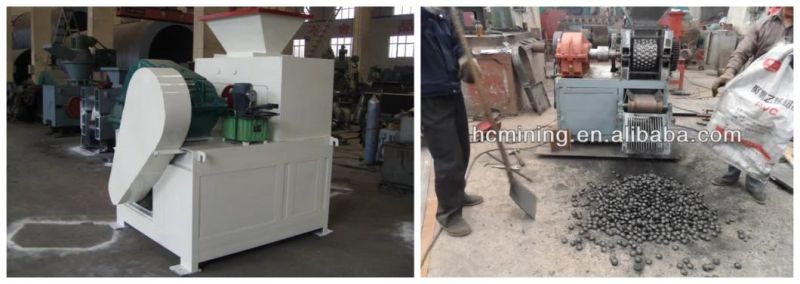 20-70mm Hydraulic Laterite-Nickel Ore Gypsum Press Briquette Machine in Indonesia