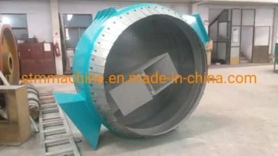High Efficiency Slag Three Screw Conveyor Sawdust Rotary Drum Dryer