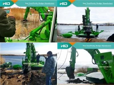 Amphibious Dredger Multifunction Marsh Dredger with 500m3/H High Efficient for River Sand ...