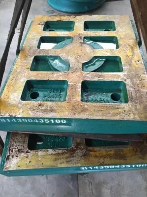 Premium Manganese Steel and Alloy Wearing Parts for Jaw Crusher C145 Liners Jaw Plate